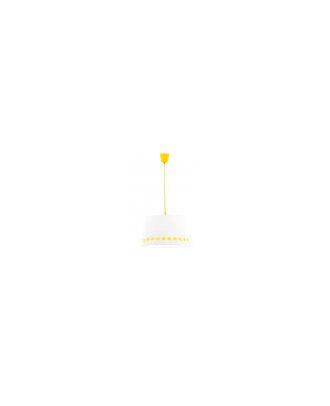 Colgante Lacito Amarillo 1xe27 Regx35d