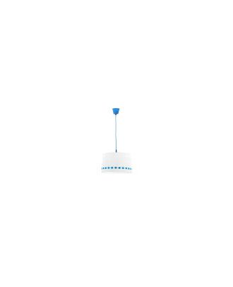 Colgante Lacito Azul 1xe27 Regx35d