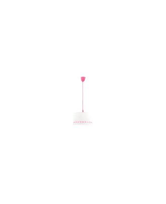Colgante Lacito Rosa 1xe27 Regx35d