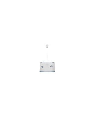 Colgante Lluvia 1xe27 Celeste Regx30d