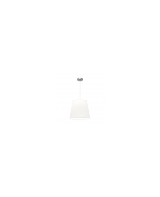 Colgante Maldivas 1xe27 Cromo/blanco Regx40x40 Cm