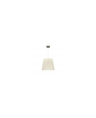 Colgante Maldivas 1xe27 Cuero/beis Regx40x40 Cm