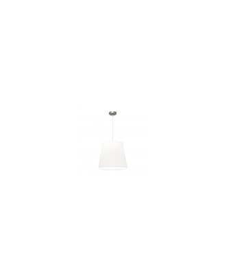 Colgante Maldivas 1xe27 Niquel/blanco Regx40x40 Cm