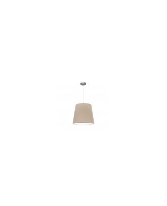 Colgante Maldivas 1xe27 Niquel/piedra Regx40x40 Cm