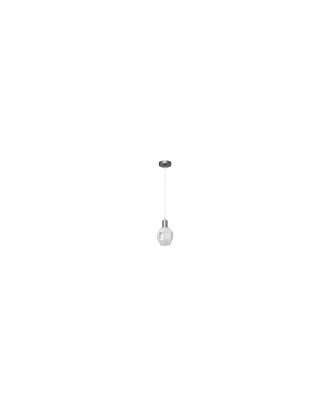 Colgante Meteoro 1xe27 Cromo/fume Regx14 3 Oquedades