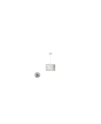 Colgante Moda 1xe27 Blanco/ola Gris Regx30x30cm