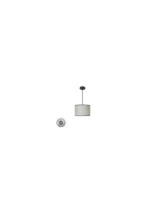Colgante Moda 1xe27 Negro/surco Gris Regx30x30cm