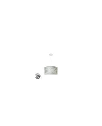 Colgante Moda 2xe27 Blanco/ola Gris Regx40x40cm C/difusor