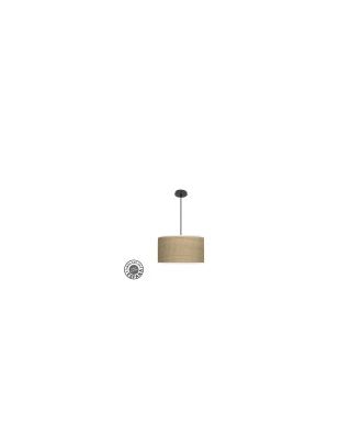 Colgante Moda 2xe27 Negro/cañizo Claro Regx40x40 C/difusor