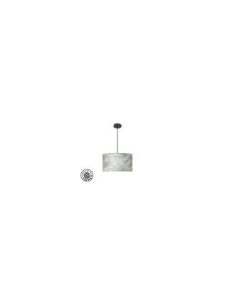 Colgante Moda 2xe27 Negro/ola Gris Regx40x40cm C/difusor