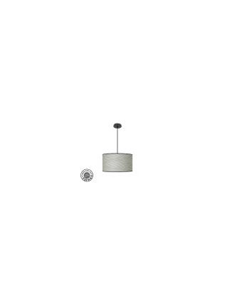 Colgante Moda 2xe27 Negro/surco Gris Regx40x40cm C/difusor