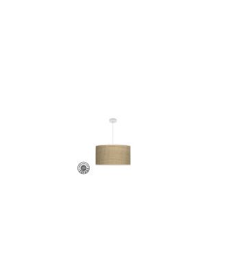 Colgante Moda 3xe27 Blanco/cañizo Claro Regx50x50cm C/difusor