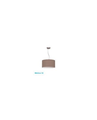 Colgante Nicole Marron Topo 2xe27 (regx40d)