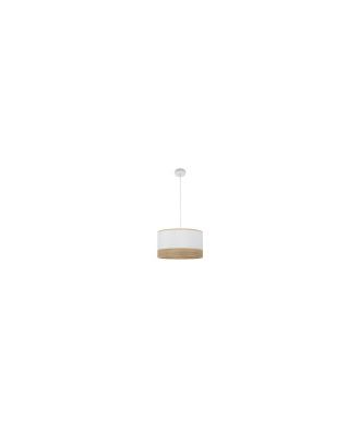 Colgante Olga 1xe27 Blanco/blanco-mad.clara Regx40x40 Cm
