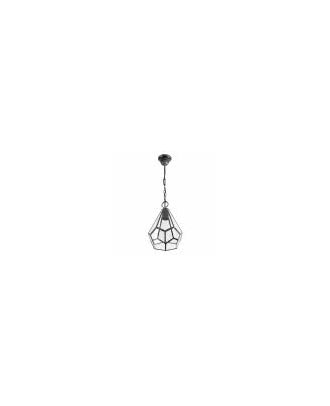 Colgante Osuna Plata 1xe27 Regx20x20 Cm