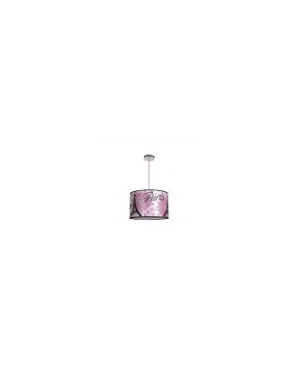 Colgante Peq. Eiffel Rosa 1xe27 Regx35 D