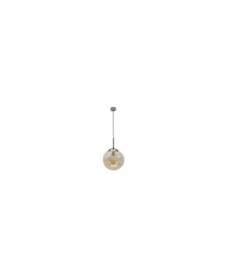Colgante Pinap 1xe27 Cuero/ambar Regx25x25 Cm