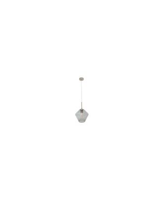 Colgante Pinap 1xe27 Niquel/ahumado Regx23x23 Cm