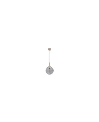 Colgante Pinap 1xe27 Niquel/ahumado Regx25x25 Cm