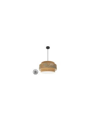 Colgante Samoa 3xe27 Negro/camel Regx50d