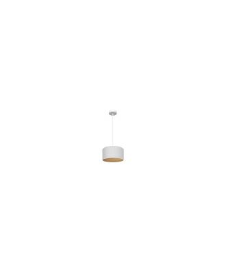 Colgante Tania 1xe27 Blanco/blanco-madera Clara Regx30x30 Cm