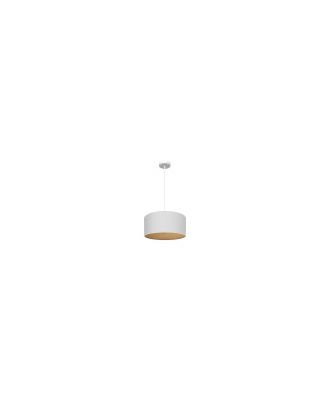 Colgante Tania 1xe27 Blanco/blanco-madera Clara Regx40x40 Cm