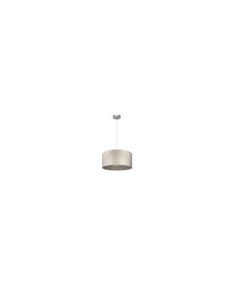 Colgante Tania 1xe27 Niquel/madera Gris Regx40x40 Cm