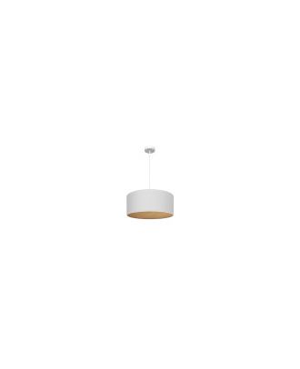 Colgante Tania 1xe27 Blanco/blanco-madera Clara Regx50x50 Cm