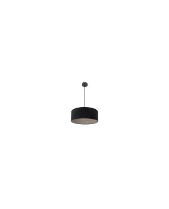 Colgante Tania 1xe27 Negro/negro-madera Gris Regx50x50 Cm