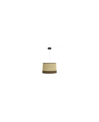 Colgante Tietar 1xe27 Saco/marron  Regx40x40 Cm