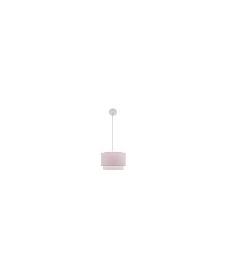 Colgante Trazos 1xe27 Rosa Bebe Regx30x30 Cm