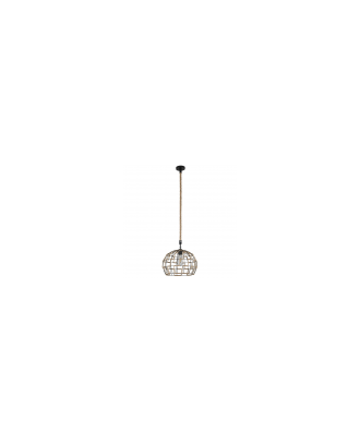 Colgante Yute 1xe27 Cuerda Regx35x35 Cm