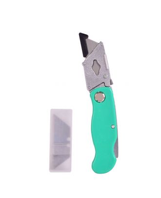 Cuter 18mm Preciso Verde Plegable+6recambios Inclu Clip,ergonom.facily Seguro 1x15x2,8cm