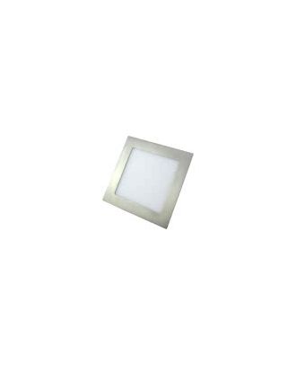 Downlight 12w 4000k Cuadrado Agamenon 990lm Niquel 2x17x17 Cm Corte 15x15 Cm