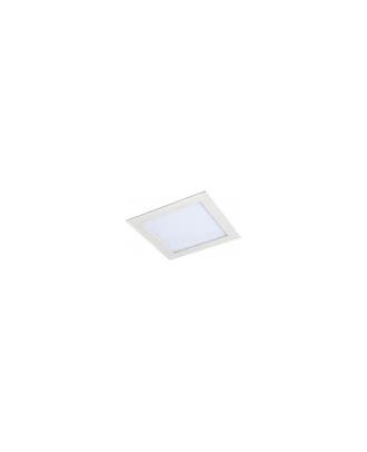 Downlight 18w 4000k Cuadrado Agamenon 1400lm Blanco 2x22x22 Cm Corte 20,5x20,5 Cm