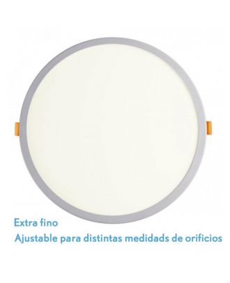 Downlight 20w 4000k Blanco Lejania 1x23x23 Cm 1900lm Empotrar Corte Ajustable 5-21cm