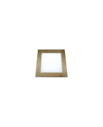 Downlight 5w 6500k Cuadrado Agamenon 450lm Cuero 2x9x9 Cm Corte 7x7 Cm