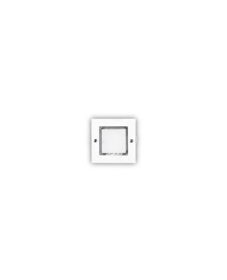 Downlight Empot. Cuad. Mini Down Blanco1xe27 Bombilla Bajo Cons. Incluida 11w 7,7x12x12cm Corte 10,8x10,8cm