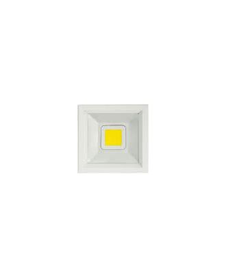 Downlight Cuad. Poseidon Led 20w 2000lm Blanco 19x19x8 6500k