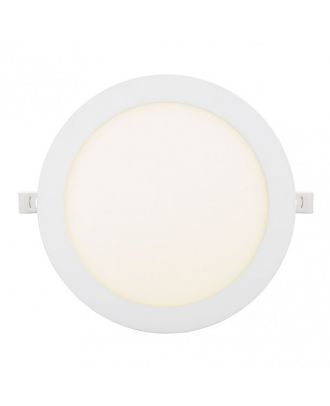 Downlight Obsidiana 24w 4000k Blanco Redondo 2040lm  2,5x30x30 Cm Corte 27,5 Cm