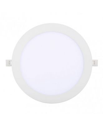 Downlight Obsidiana 24w 6500k Blanco Redondo 2040lm  2,5x30x30 Cm Corte 27,5 Cm