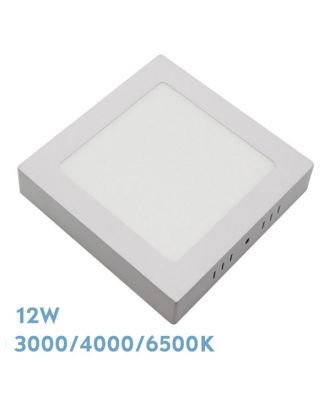 Downlight Superf.gabro 12w 3000k-4000k-6500k Blanco 1080lm 3,5x17x17 Cm