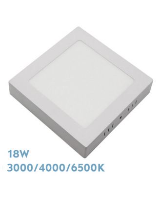Downlight Superf.gabro 18w 3000k-4000k-6500k Blanco 1620lm 3,5x22x22 Cm
