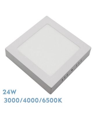Downlight Superf.gabro 24w 3000k-4000k-6500k Blanco 2160lm 3,5x29x29 Cm