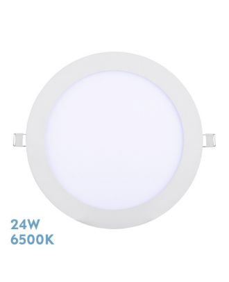Downlight Tanzanita 24w 6500k Blanco 2160lm 1,3x22,5x22,5 Cm Corte 20d