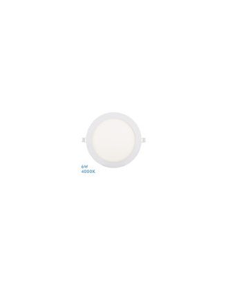 Downlight Tanzanita 6w 4000k Blanco 540lm 1,3x11,6x11,6 Cm Corte 10d