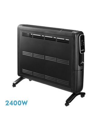 Emisor Termico Alum. Alpino 2400w Negro 2pot Displ Ay C/remot.antiv.temp.reg.61,8x67,5x25,5