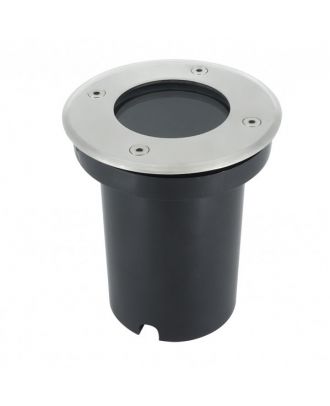 Empotrable Exterior Encastrar Red.1xgu10 Niquel  13x11x11 Cm Ip65 Corte 10,5 Cm