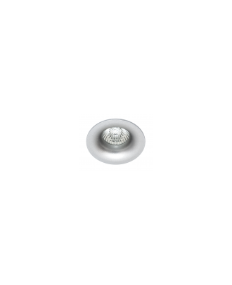 Empotrable Jeroglifico 1xgu10 Plata  3x8,5x8,5 Cm Corte 7d