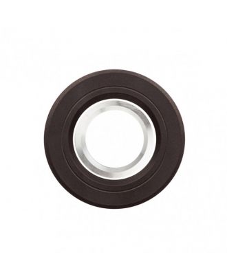 Empotrable Orient.cenote 1xgu10 Redondo Marron/cromo 2x9,2x9,2 Cm 8 De Corte.c/portalampara